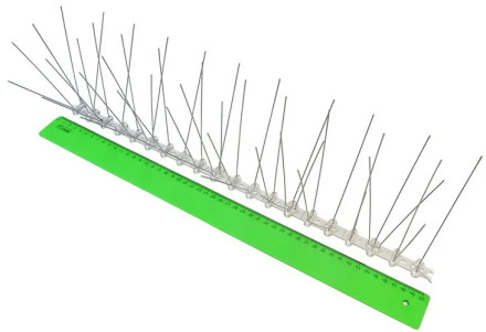 Антиприсадочные шипы от птиц "SITITEK Барьер-Премиум 5" (10 шт.) Антиприсадочные шипы от птиц "SITITEK Барьер-Премиум 5" (10 шт.)